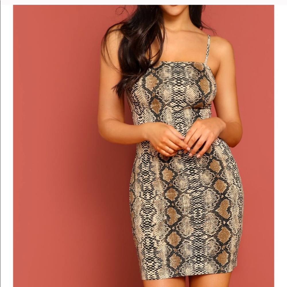 Snakeprint  Dress size small